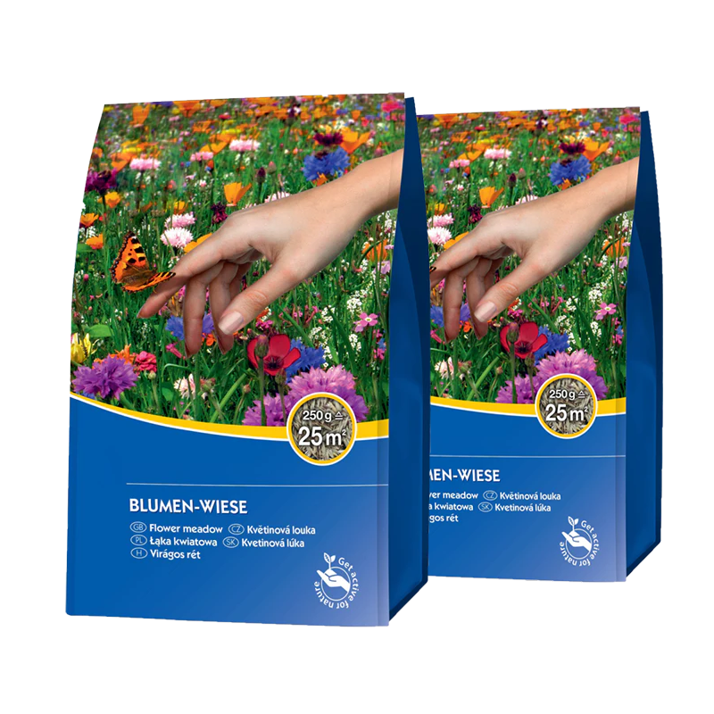 50 m2 sjemenke cvjetnih trava različitih boja