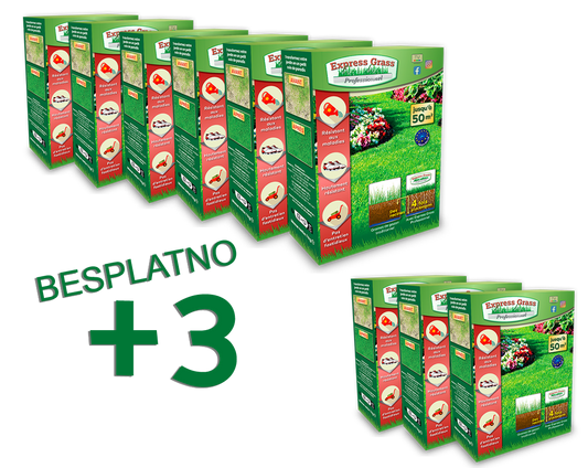 6 + 3 Express Grass Professional